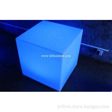 Waterproof Colorful LED cube table for night clubs and part